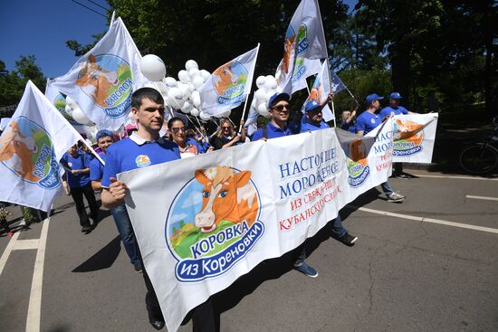 Ice-cream festival in Sokolniki Park