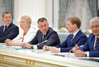 President Vladimir Putin holds a meeting with Government members