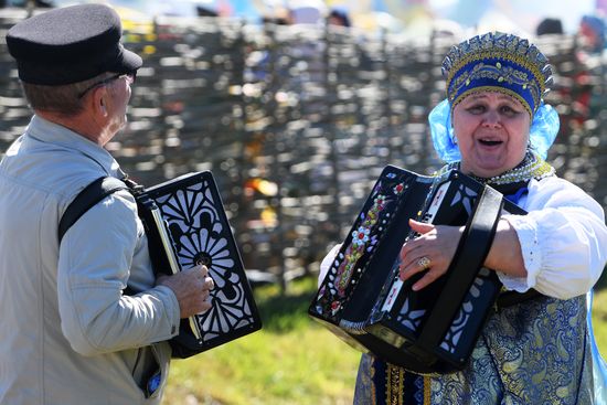 Russian folk festival Karavon in Kazan