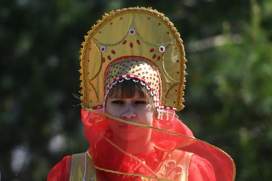 Russian folk festival Karavon in Kazan