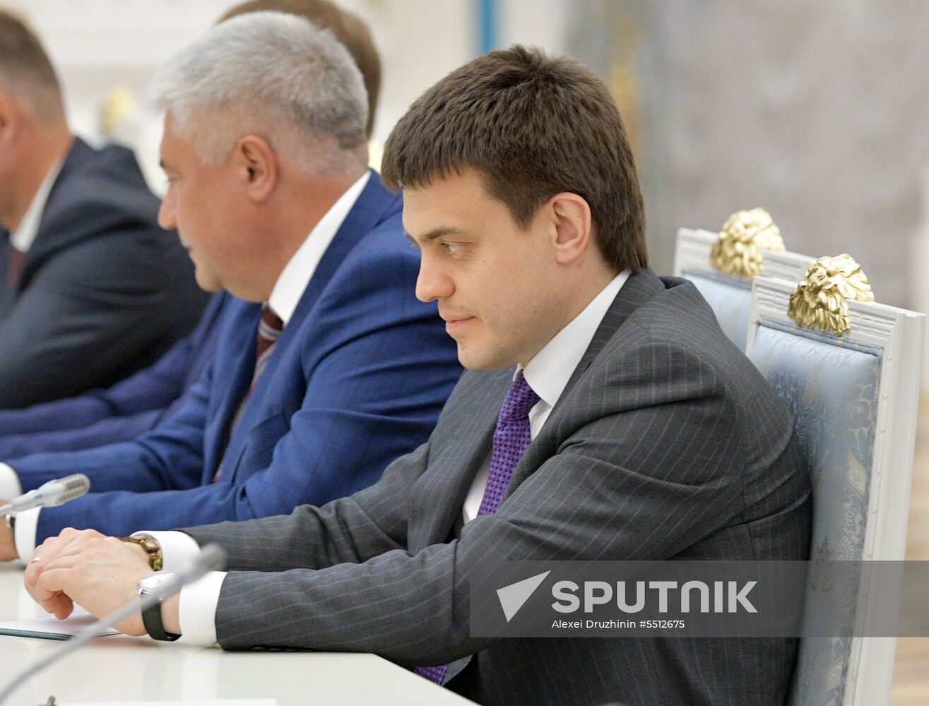President Vladimir Putin holds a meeting with Government members