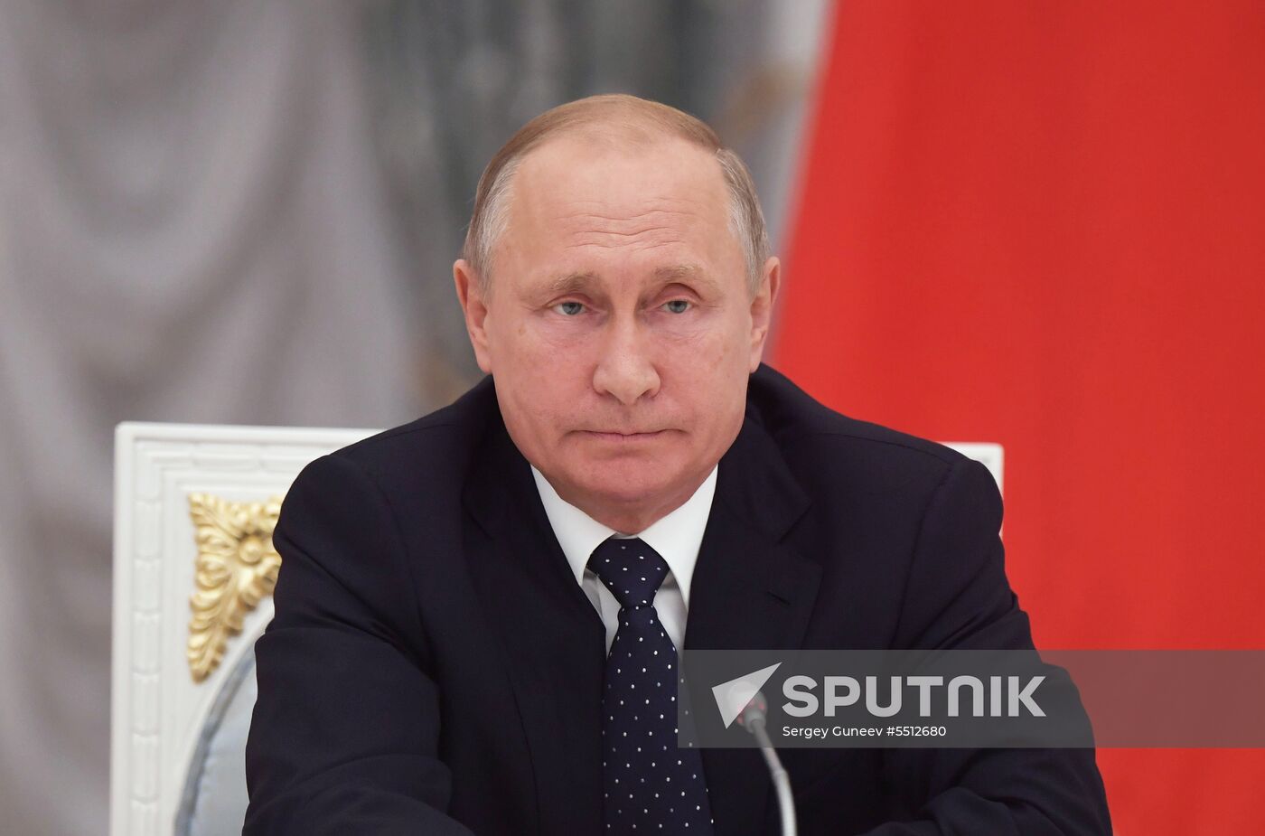 President Vladimir Putin holds a meeting with Government members