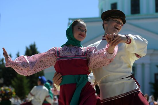 Russian folk festival Karavon in Kazan