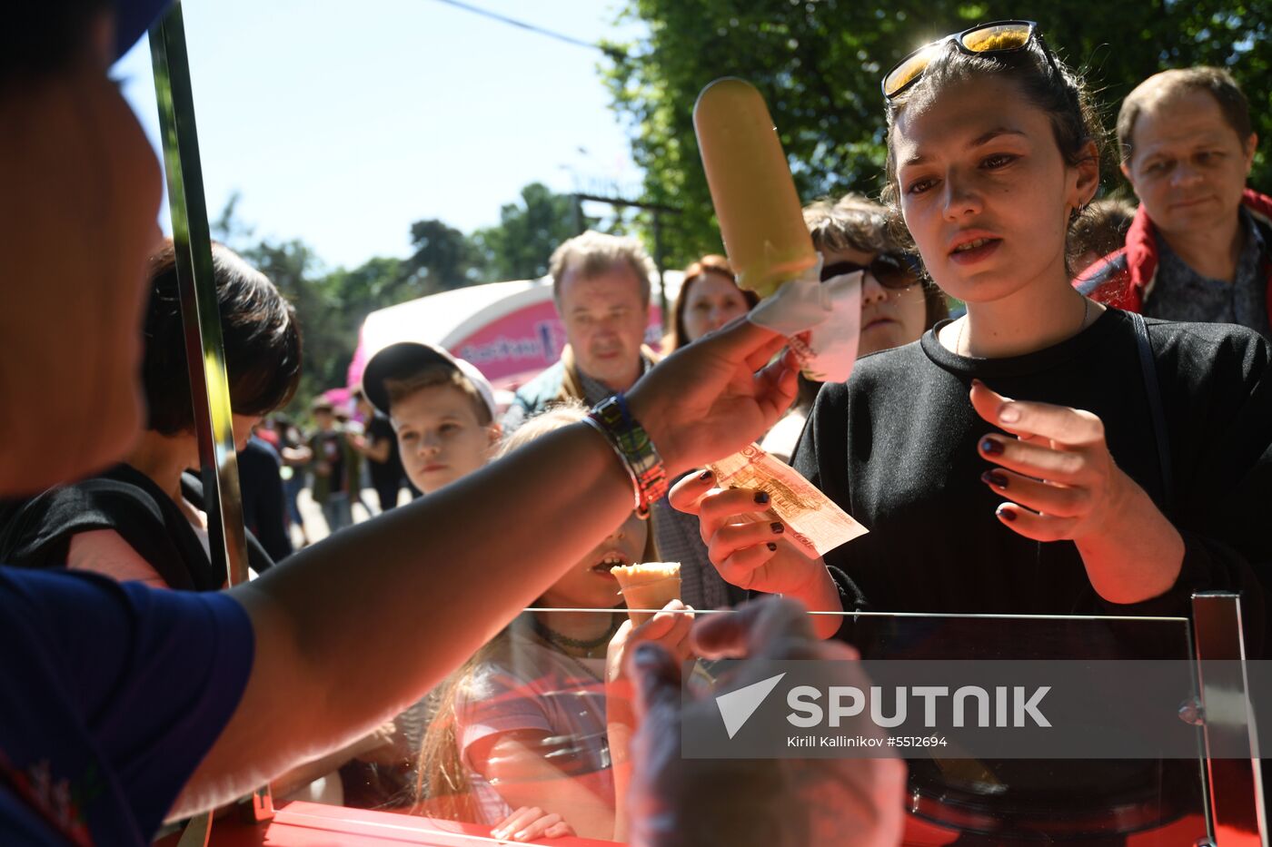 Ice-cream festival in Sokolniki Park