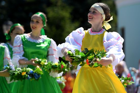 Russian folk festival Karavon in Kazan