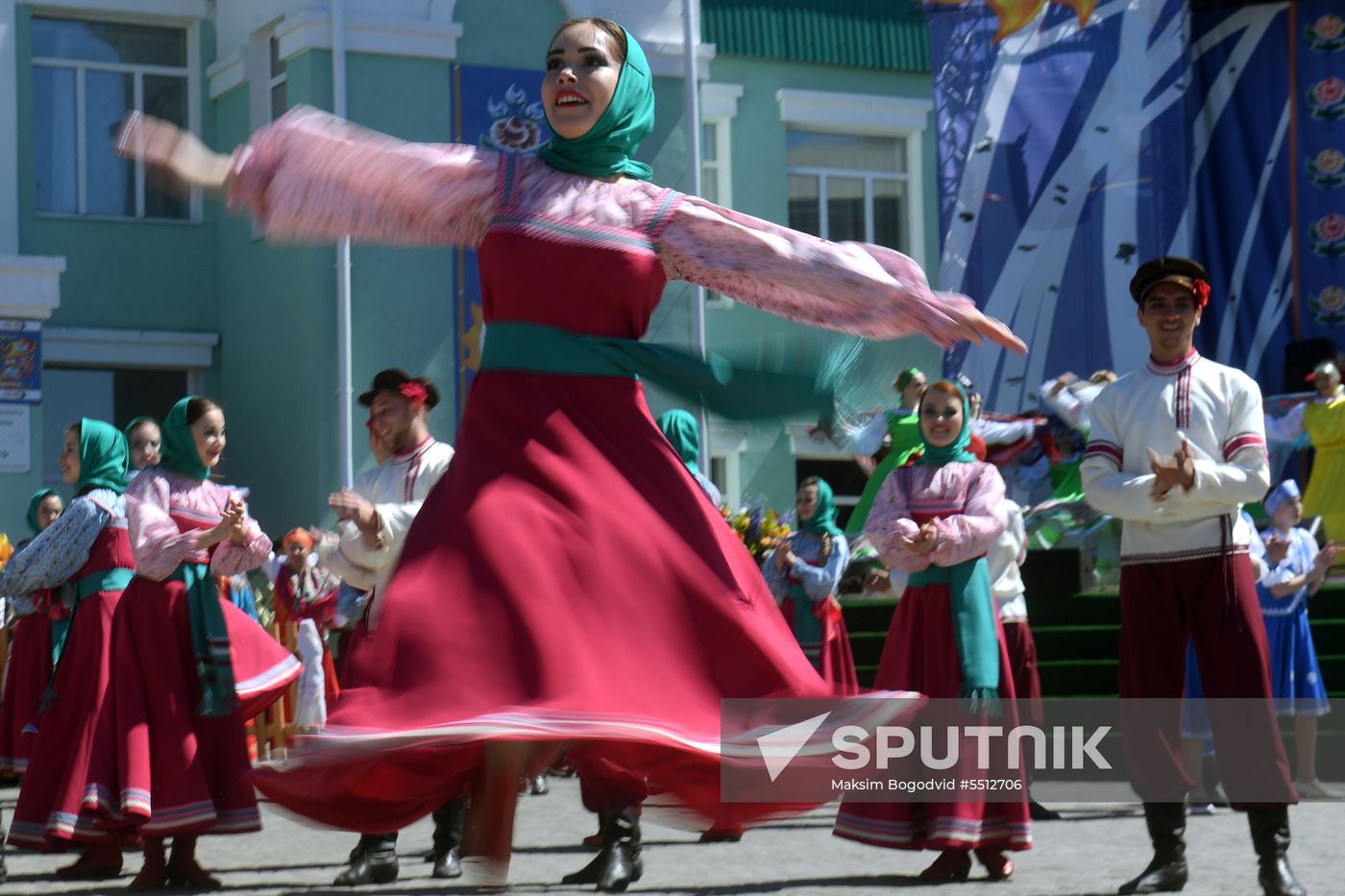 Russian folk festival Karavon in Kazan