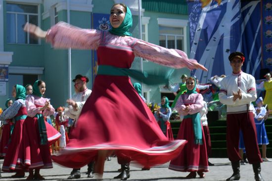 Russian folk festival Karavon in Kazan