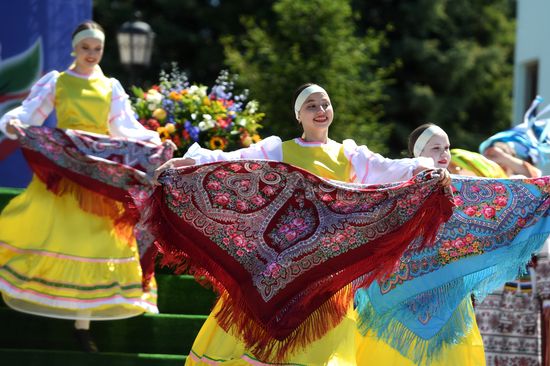 Russian folk festival Karavon in Kazan
