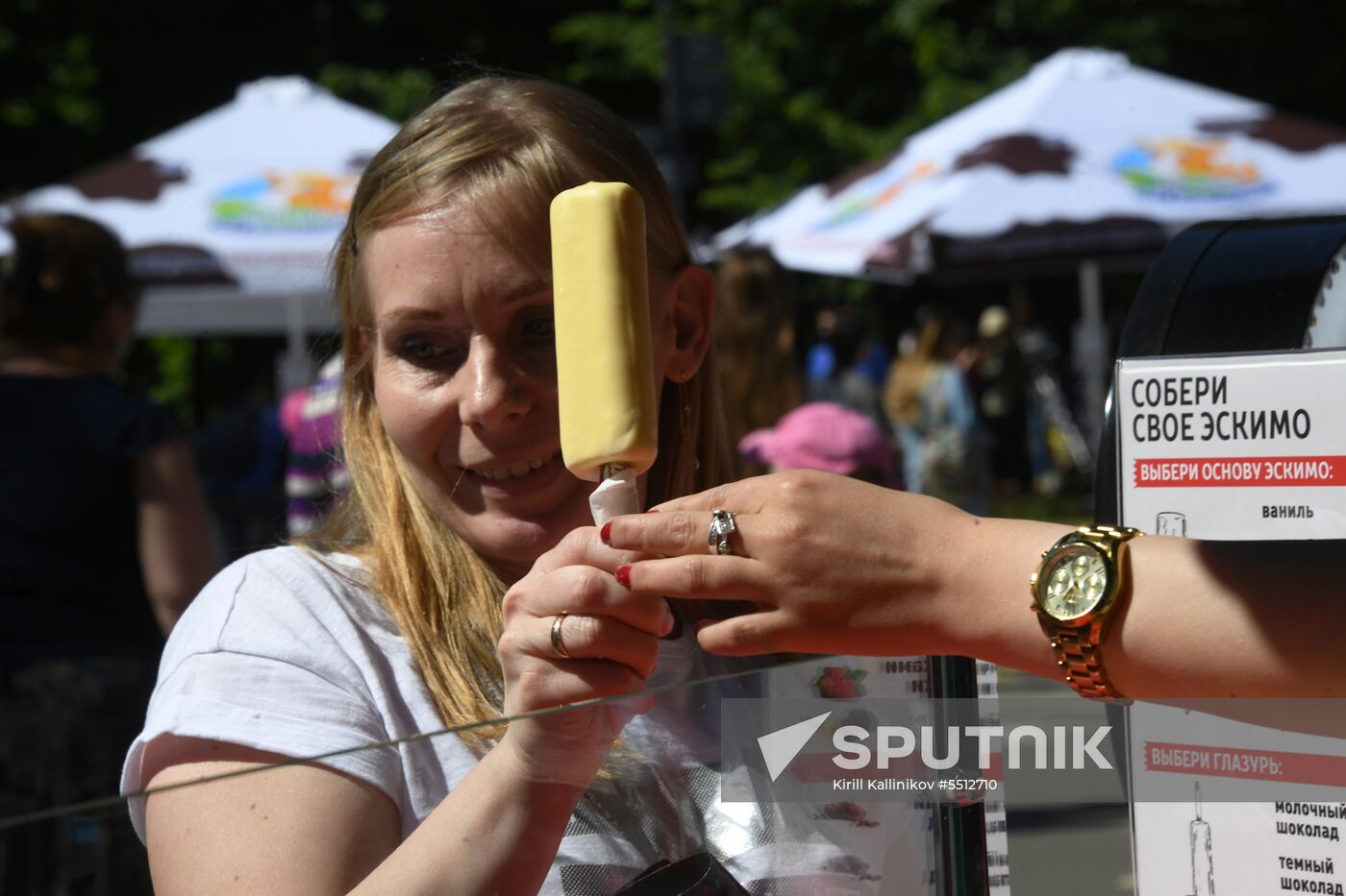 Ice-cream festival in Sokolniki Park