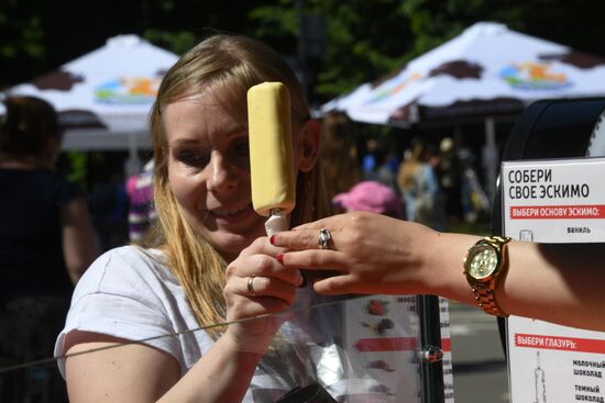 Ice-cream festival in Sokolniki Park