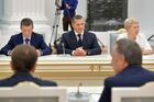 President Vladimir Putin holds a meeting with Government members