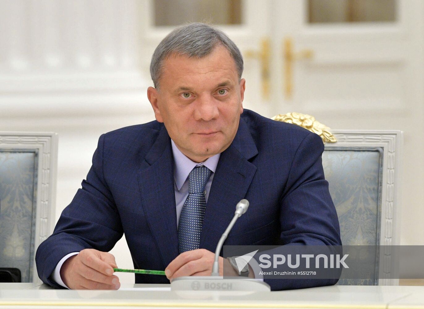 President Vladimir Putin holds a meeting with Government members