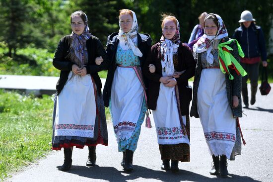 Russian folk festival Karavon in Kazan