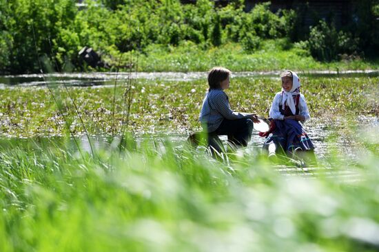 Russian folk festival Karavon in Kazan