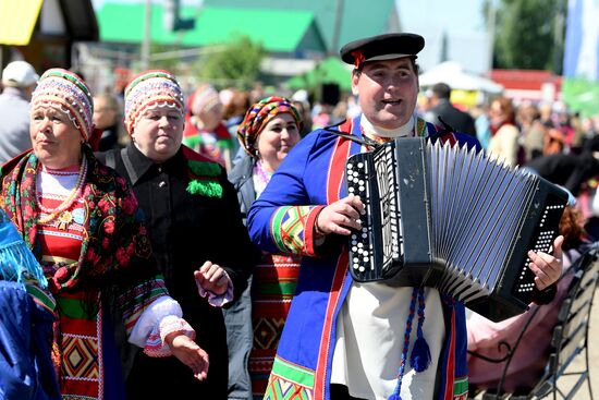 Russian folk festival Karavon in Kazan