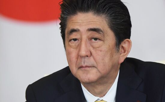 Vladimir Putin holds talks with Japanese Prime Minister Shinzo Abe