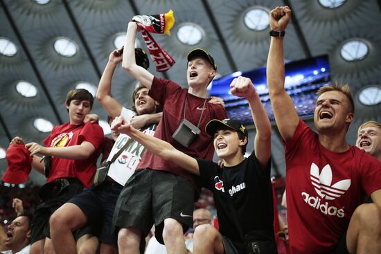 Football. UEFA Champions League. Final. Real Madrid vs. Liverpool