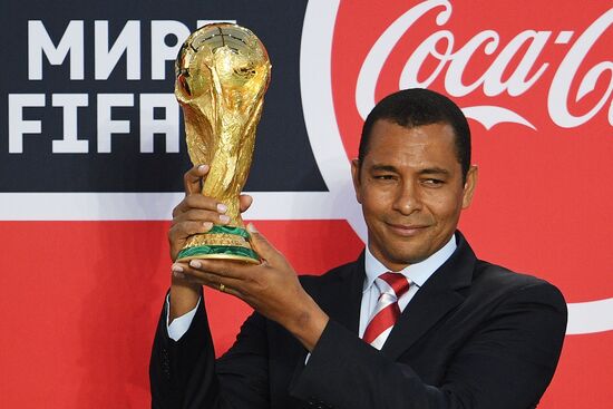 FIFA World Cup Trophy presentation in St. Petersburg