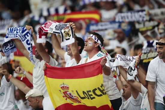 Football. UEFA Champions League. Final. Real Madrid vs. Liverpool