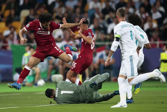 Football. UEFA Champions League. Final. Real Madrid vs. Liverpool