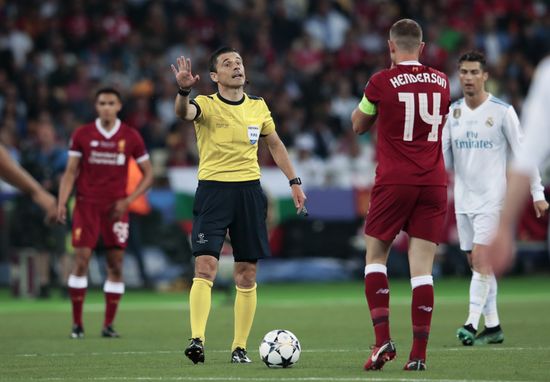 Football. UEFA Champions League. Final. Real Madrid vs. Liverpool