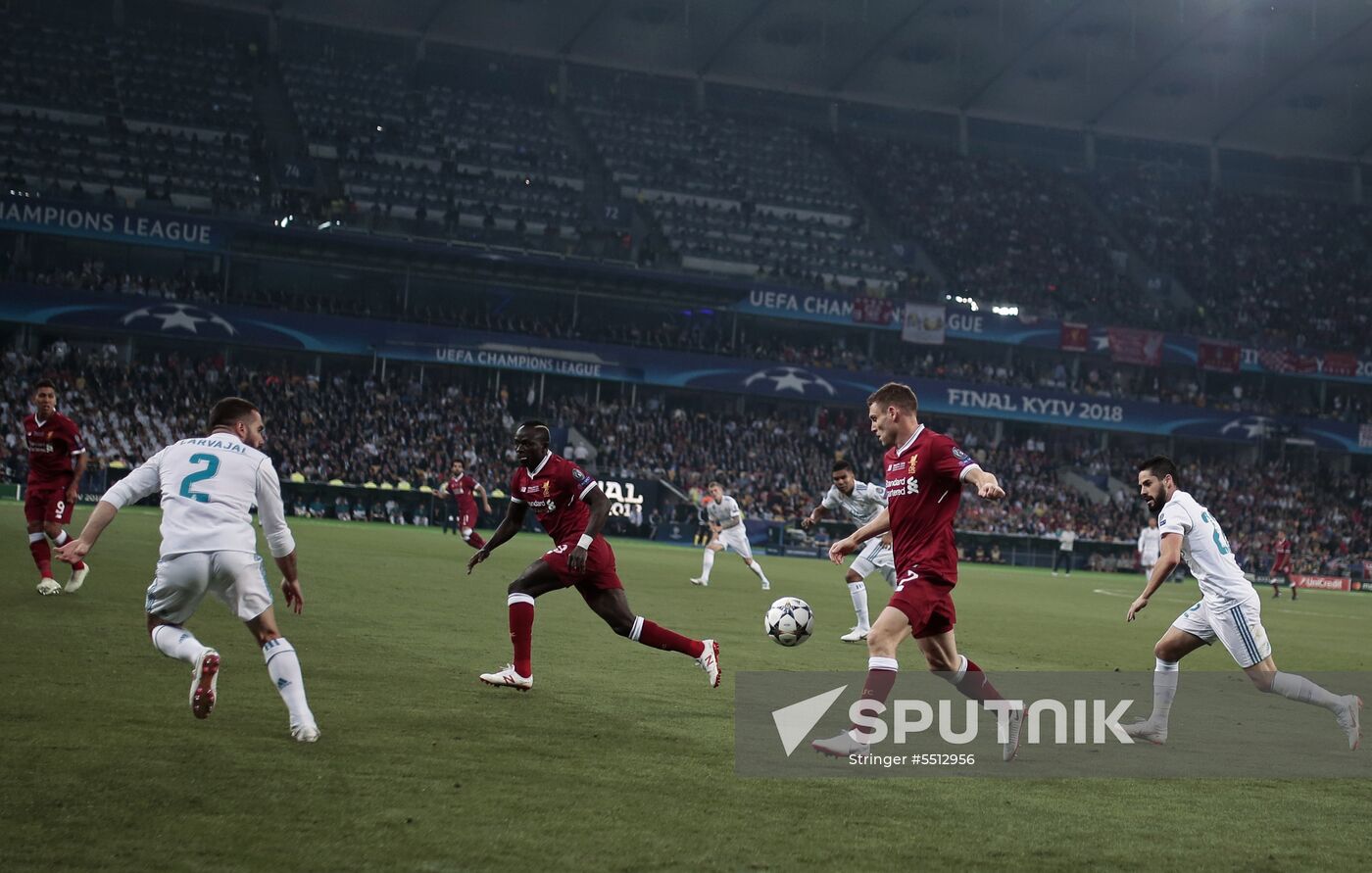Football. UEFA Champions League. Final. Real Madrid vs. Liverpool