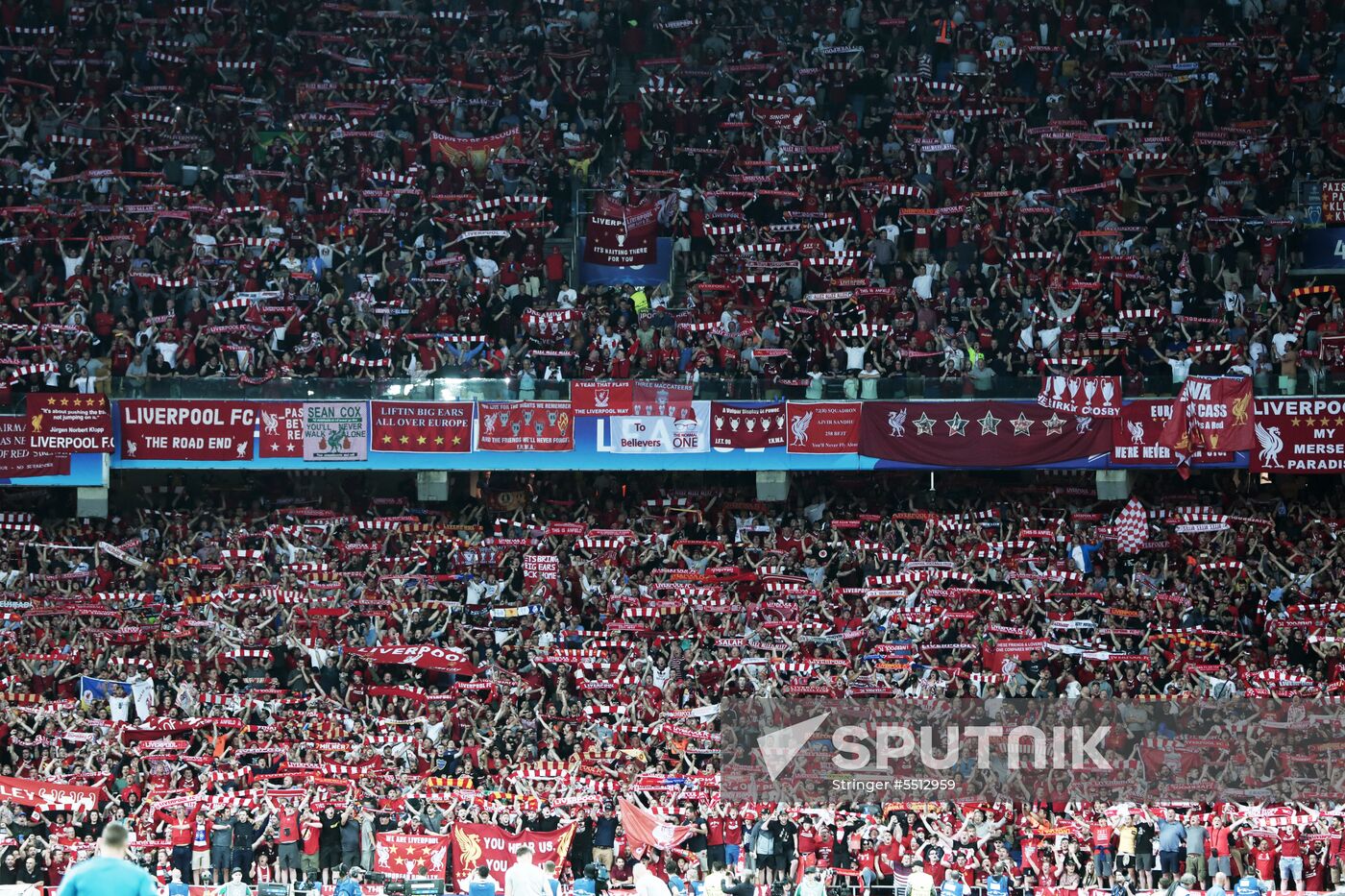 Football. UEFA Champions League. Final. Real Madrid vs. Liverpool