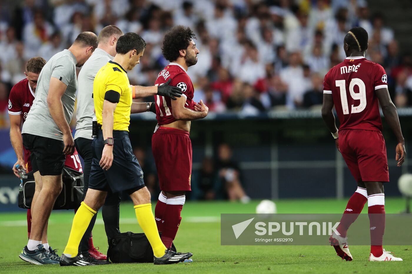Football. UEFA Champions League. Final. Real Madrid vs. Liverpool