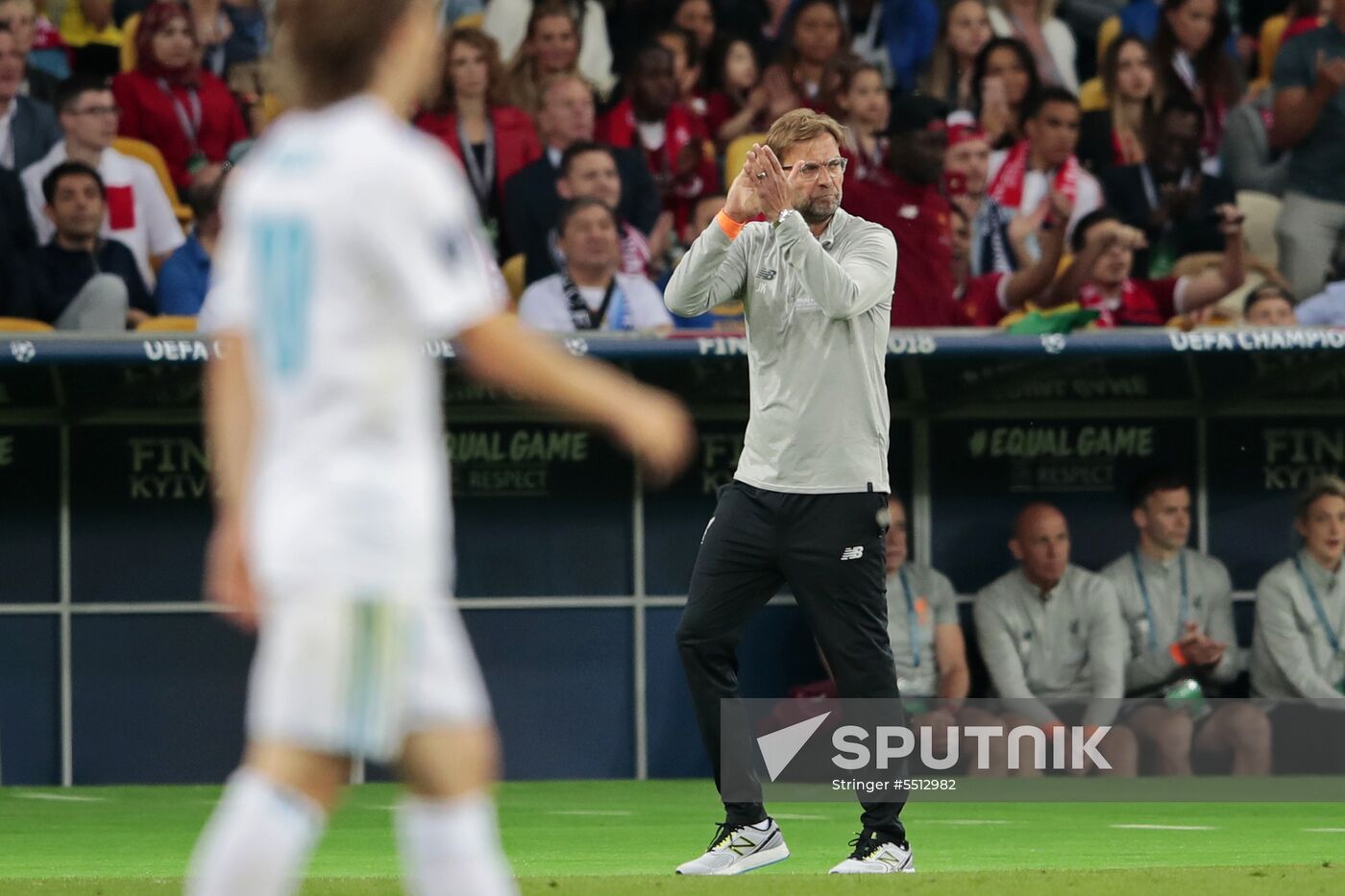 Football. UEFA Champions League. Final. Real Madrid vs. Liverpool