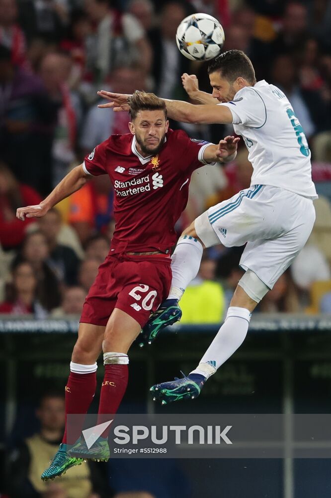 Football. UEFA Champions League. Final. Real Madrid vs. Liverpool