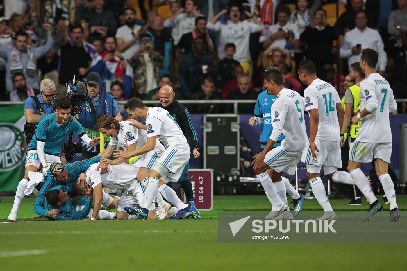 Football. UEFA Champions League. Final. Real Madrid vs. Liverpool