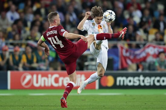 Football. UEFA Champions League. Final. Real Madrid vs. Liverpool