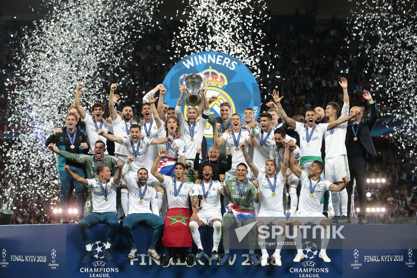 Football. UEFA Champions League. Final. Real Madrid vs. Liverpool
