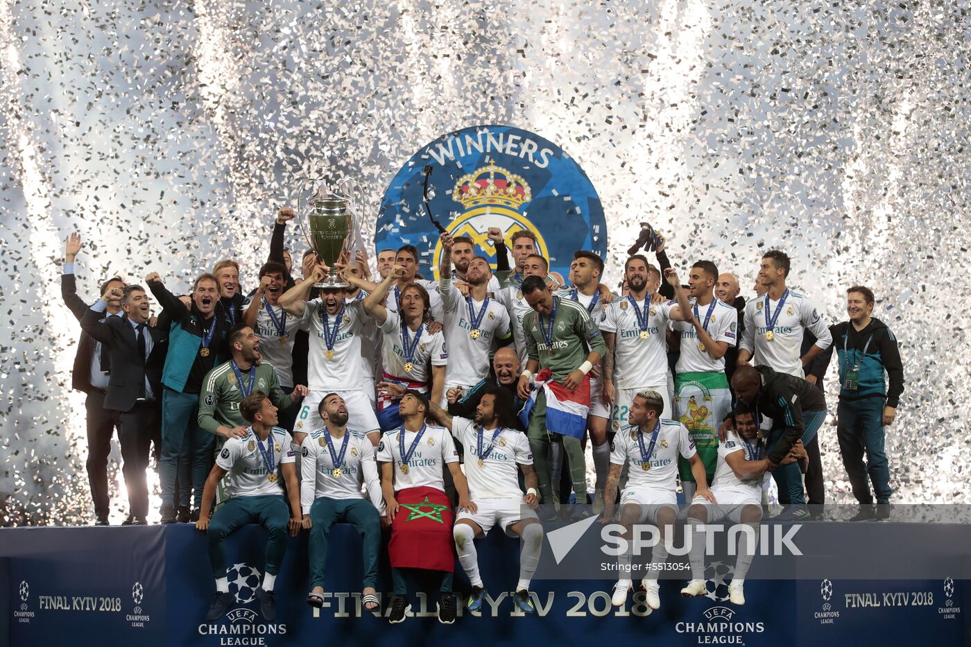 Football. UEFA Champions League. Final. Real Madrid vs. Liverpool