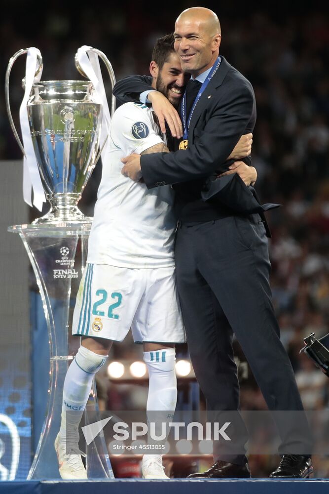 Football. UEFA Champions League. Final. Real Madrid vs. Liverpool
