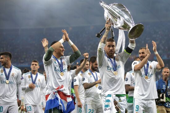 Football. UEFA Champions League. Final. Real Madrid vs. Liverpool