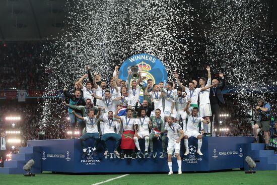 Football. UEFA Champions League. Final. Real Madrid vs. Liverpool