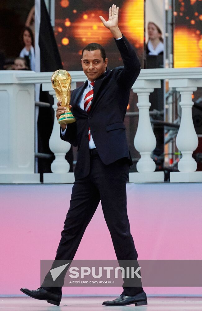 Champions League Trophy presentation in St. Petersburg