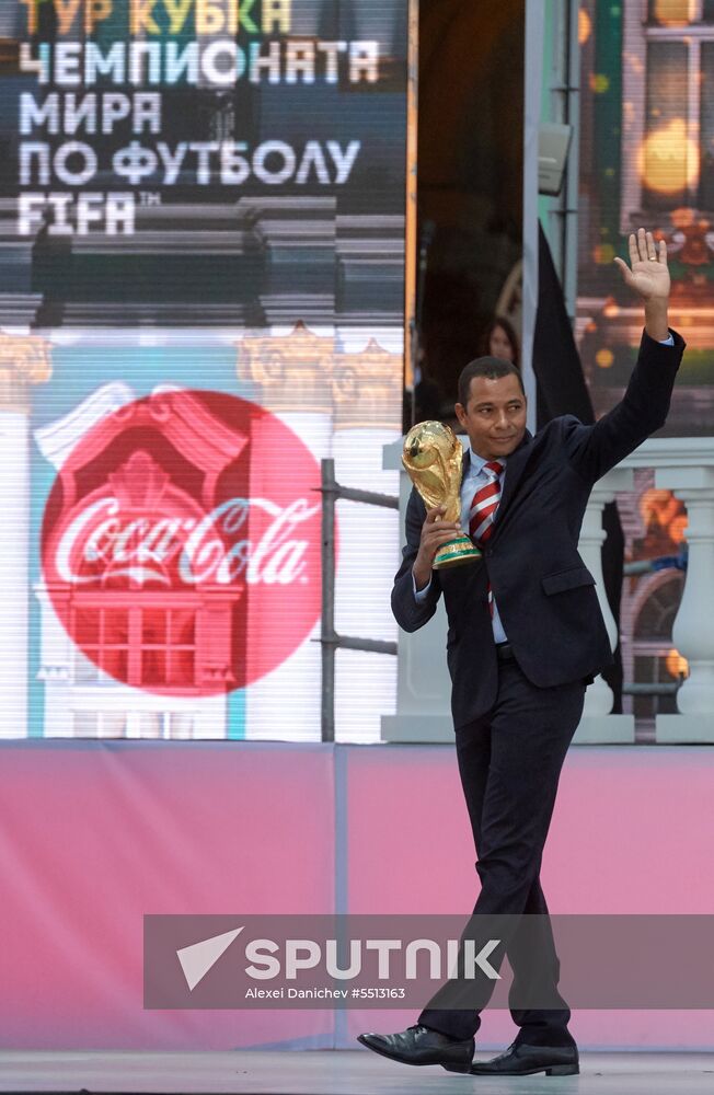 Champions League Trophy presentation in St. Petersburg