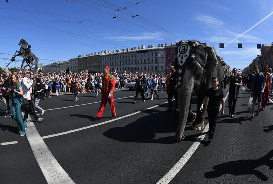 City Day celebrated in St. Petersburg