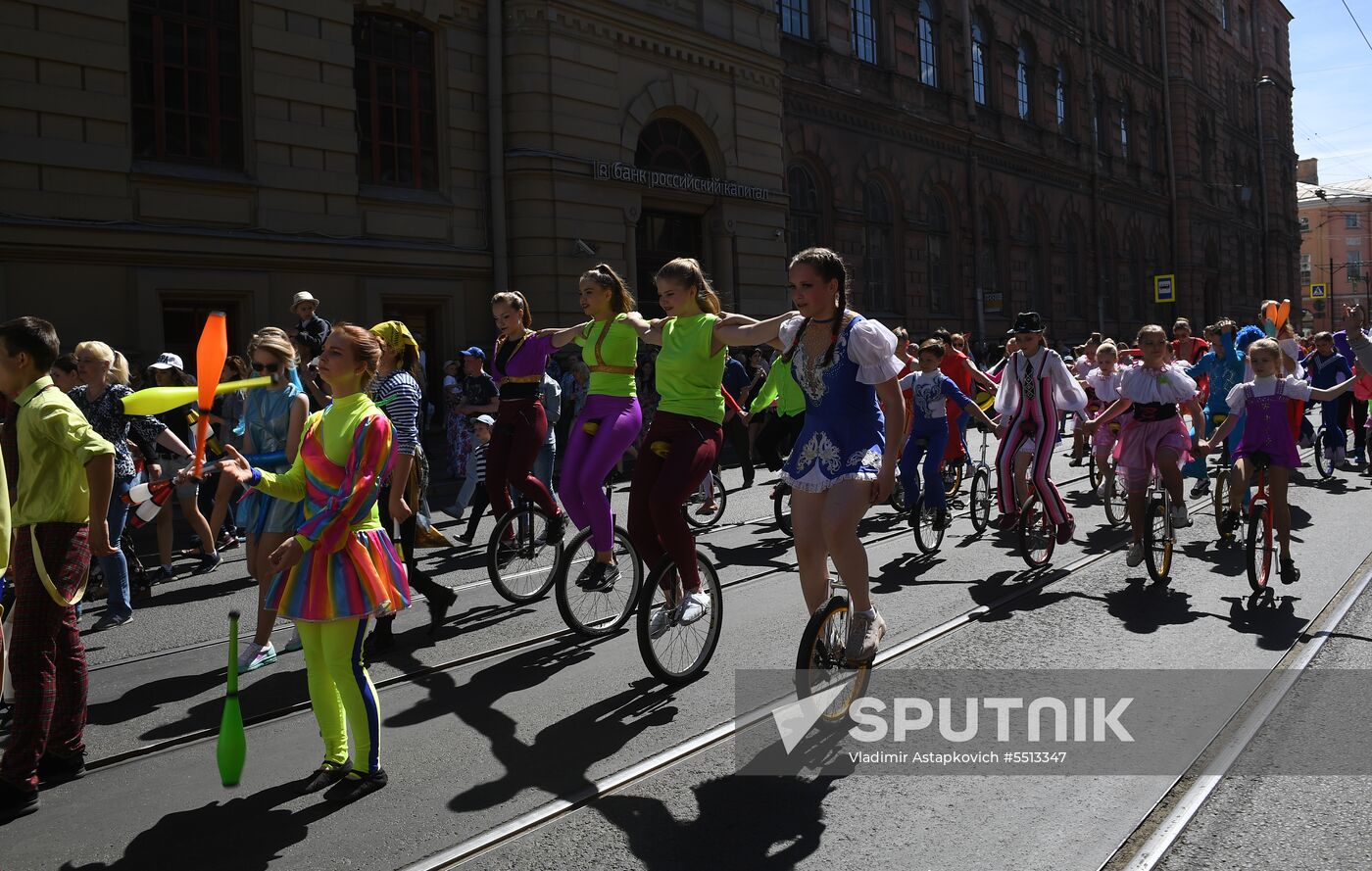 City Day celebrated in St. Petersburg