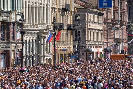 City Day celebrated in St. Petersburg