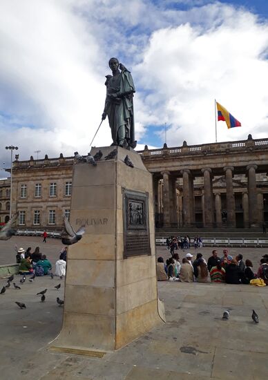 Bogota's Bolivar monument
