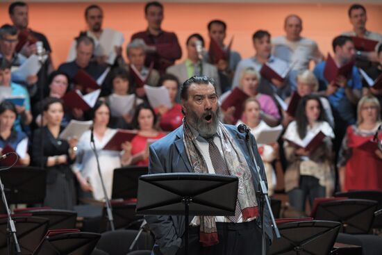 Vladimir Matorin's anniversary concert in Moscow