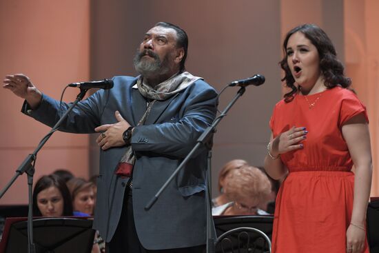 Vladimir Matorin's anniversary concert in Moscow