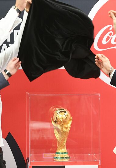 FIFA World Cup Trophy presentation in St. Petersburg