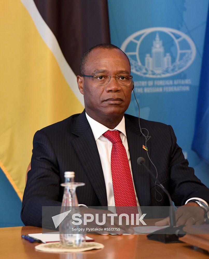 Russian Foreign Minister Lavrov meets with his Mozambique counterpart Pacheco