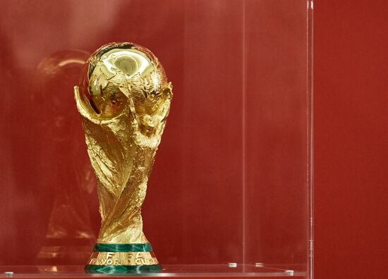 FIFA World Cup Trophy presentation in St. Petersburg