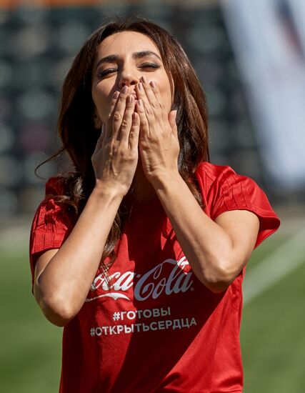 FIFA World Cup Trophy presentation in St. Petersburg