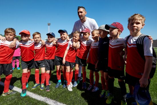 FIFA World Cup Trophy presentation in St. Petersburg